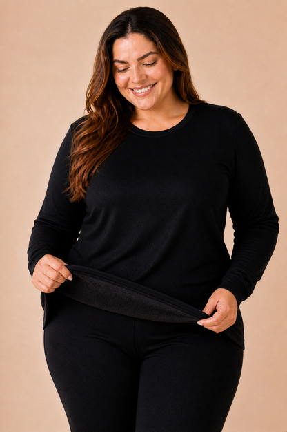 Kit 2 Blusa Térmica inverno peluciada